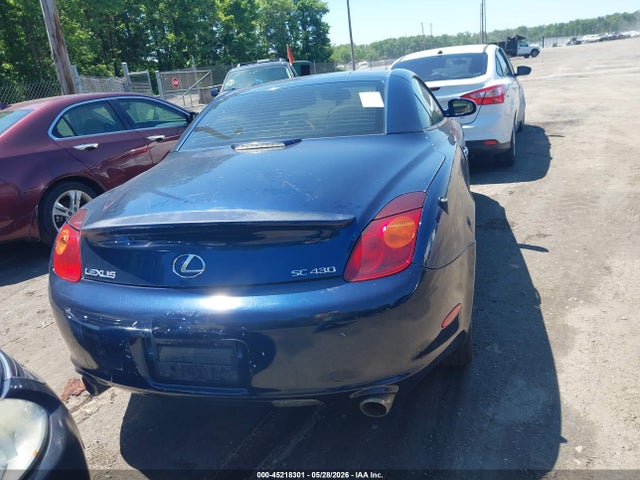 45218301 :رقم المزاد ، JTHFN48Y720024147 vin ، 2002 Lexus Sc 430 مزاد بيع