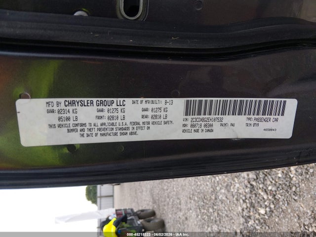 Aukcja sprzedaży 2014 Dodge Charger Se, vin: 2C3CDXBG2EH107532, numer aukcji: 45218323