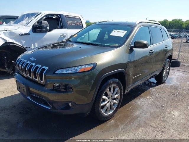 2015 Jeep Cherokee Limited მანქანა იყიდება აუქციონზე, vin: 1C4PJMDB6FW606276, აუქციონის ნომერი: 45218459