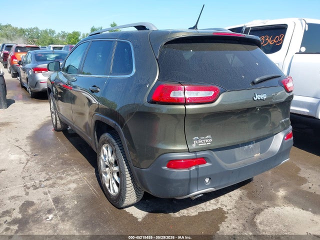 2015 Jeep Cherokee Limited მანქანა იყიდება აუქციონზე, vin: 1C4PJMDB6FW606276, აუქციონის ნომერი: 45218459