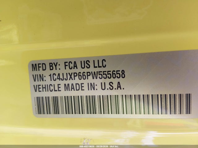 Aukcja sprzedaży 2023 Jeep Wrangler 4xe Sahara 4x4, vin: 1C4JJXP66PW555658, numer aukcji: 45218630