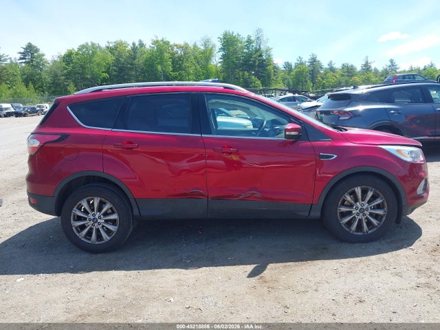 2017 Ford Escape Titanium მანქანა იყიდება აუქციონზე, vin: 1FMCU9J93HUE18376, აუქციონის ნომერი: 45218886