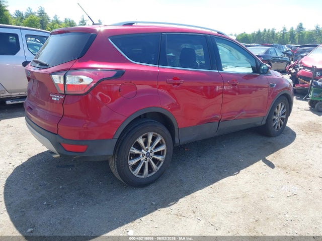 2017 Ford Escape Titanium მანქანა იყიდება აუქციონზე, vin: 1FMCU9J93HUE18376, აუქციონის ნომერი: 45218886