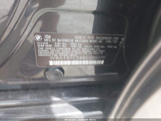 45218911 :رقم المزاد ، WBAFR7C54BC605279 vin ، 2011 Bmw 535i مزاد بيع