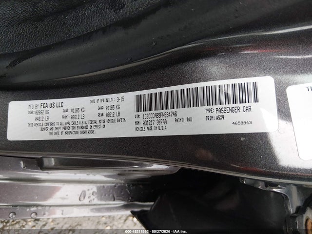 1C3CCCAB9FN684746 Chrysler 200 Limited