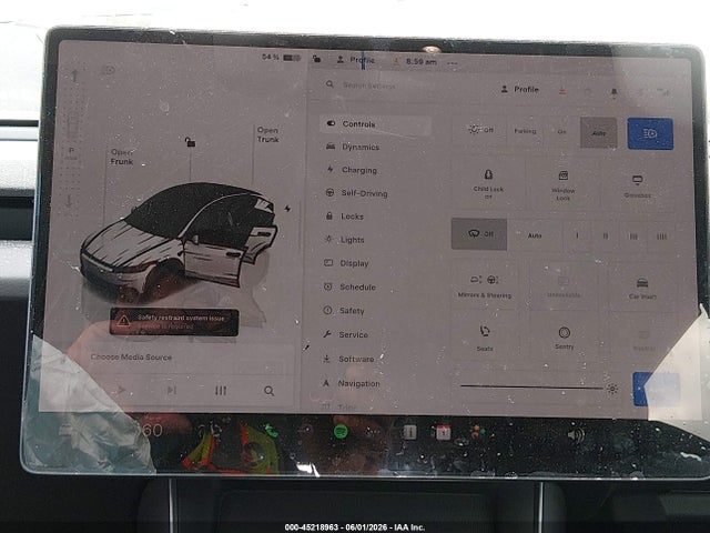 2026 Tesla Model Y Premium Rear-wheel Drive/rear-wheel Drive მანქანა იყიდება აუქციონზე, vin: 7SAYGDED8TA602409, აუქციონის ნომერი: 45218963
