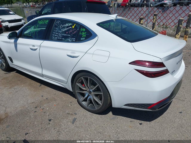 Aukcja sprzedaży 2025 Genesis G70 2.5t Rwd, vin: KMTG34SC0SU156847, numer aukcji: 45218972