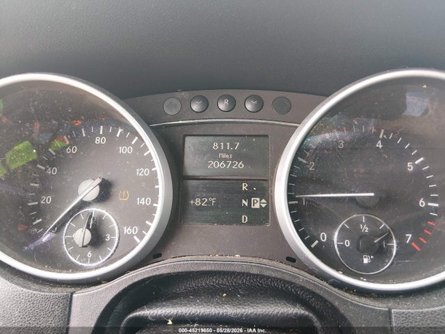 45219650 :رقم المزاد ، 4JGBB8GB4BA640388 vin ، 2011 Mercedes-benz Ml 350 4matic مزاد بيع