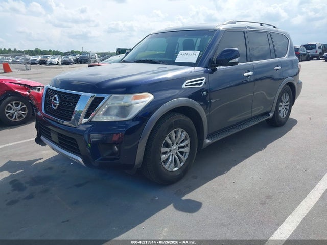 2017 Nissan Armada Sv მანქანა იყიდება აუქციონზე, vin: JN8AY2ND0H9008485, აუქციონის ნომერი: 45219914