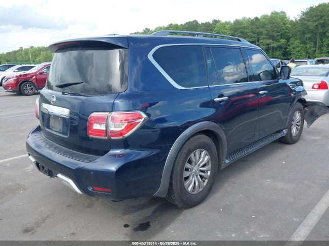 2017 Nissan Armada Sv მანქანა იყიდება აუქციონზე, vin: JN8AY2ND0H9008485, აუქციონის ნომერი: 45219914