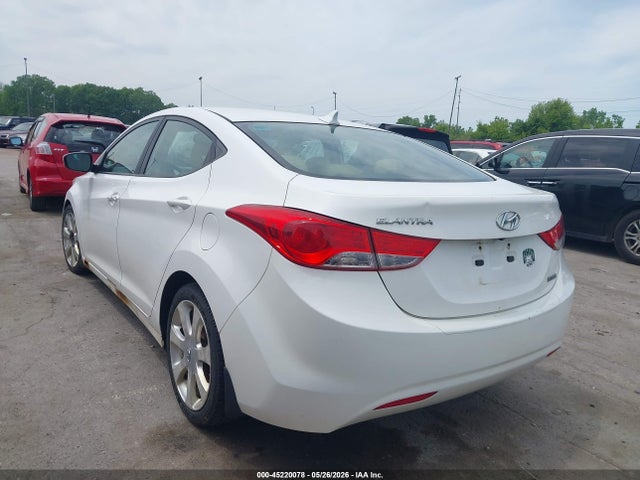 45220078 :رقم المزاد ، 5NPDH4AE5CH132741 vin ، 2012 Hyundai Elantra Limited مزاد بيع