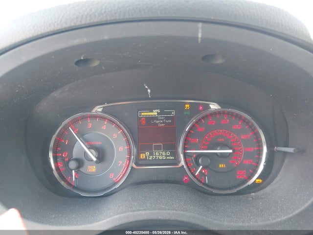 45220480 :رقم المزاد ، JF1VA1E60G9822797 vin ، 2016 Subaru Wrx Premium مزاد بيع