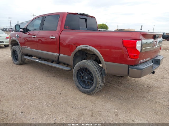 45220527 :رقم المزاد ، 1N6BA1F47GN507266 vin ، 2016 Nissan Titan Xd Platinum Reserve Diesel مزاد بيع
