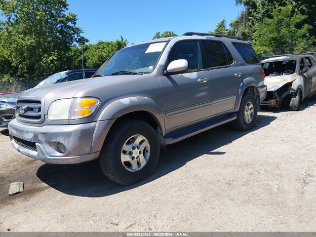 45220543 :رقم المزاد ، 5TDBT48A02S137301 vin ، 2002 Toyota Sequoia Limited V8 مزاد بيع