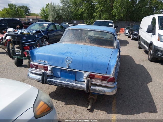 Продаж на аукціоні авто 1963 Mercedes-benz 220, vin: 220S068522, номер лоту: 45220559