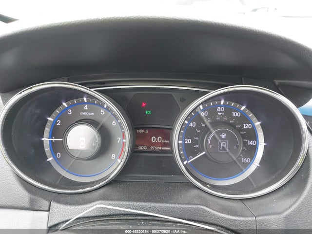 45220654 :رقم المزاد ، 5NPEC4AB1DH763884 vin ، 2013 Hyundai Sonata Se 2.0t مزاد بيع