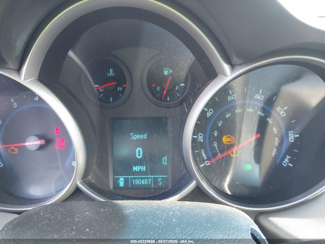 2011 Chevrolet Cruze Eco მანქანა იყიდება აუქციონზე, vin: 1G1PK5S91B7217433, აუქციონის ნომერი: 45220686