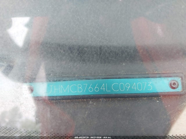 Aukcja sprzedaży 1990 Honda Accord Ex/ex-r, vin: JHMCB7664LC094073, numer aukcji: 45220725