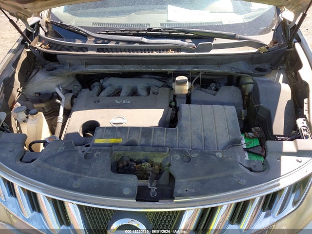 2010 Nissan Murano Sl მანქანა იყიდება აუქციონზე, vin: JN8AZ1MW3AW111854, აუქციონის ნომერი: 45220859