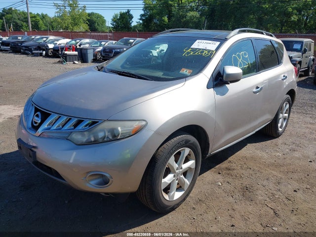 2010 Nissan Murano Sl მანქანა იყიდება აუქციონზე, vin: JN8AZ1MW3AW111854, აუქციონის ნომერი: 45220859