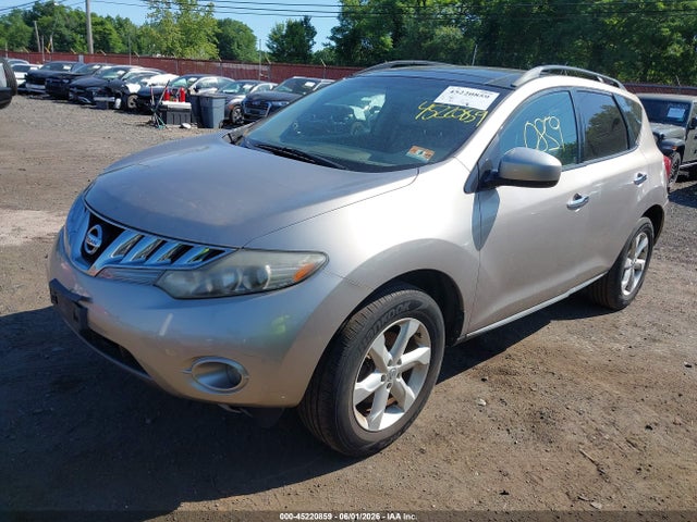 2010 Nissan Murano Sl მანქანა იყიდება აუქციონზე, vin: JN8AZ1MW3AW111854, აუქციონის ნომერი: 45220859