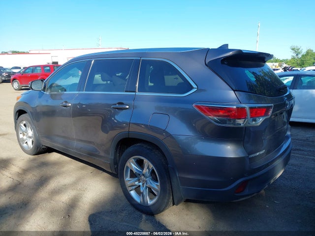 2014 Toyota Highlander Limited Platinum V6 მანქანა იყიდება აუქციონზე, vin: 5TDDKRFH1ES045417, აუქციონის ნომერი: 45220887