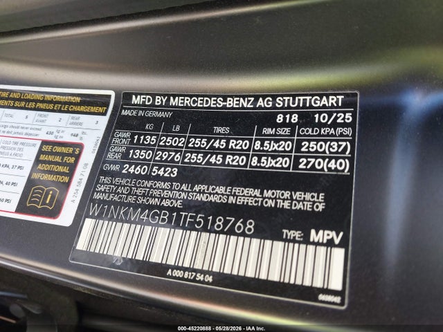 W1NKM4GB1TF518768 Mercedes-Benz GLC 300