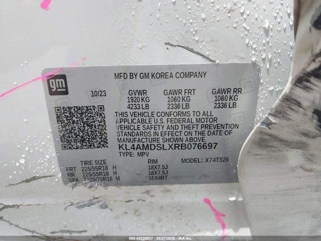 Продаж на аукціоні авто 2024 Buick Encore Gx Sport Touring Fwd, vin: KL4AMDSLXRB076697, номер лоту: 45220937