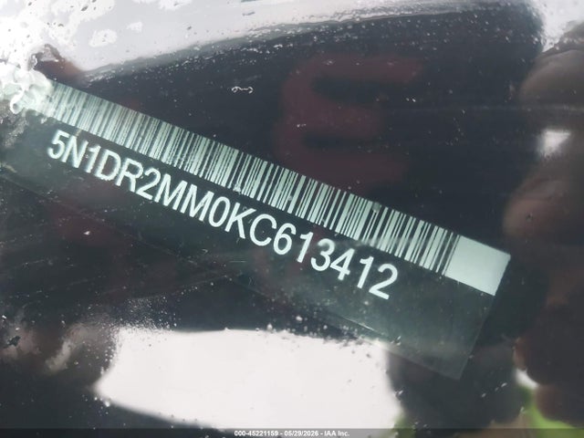 Nissan Pathfinder Sl 2019 5N1DR2MM0KC613412 Image 9