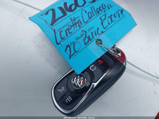 45221219 :رقم المزاد ، KL4MMGSL5LB093185 vin ، 2020 Buick Encore Gx Awd Essence مزاد بيع