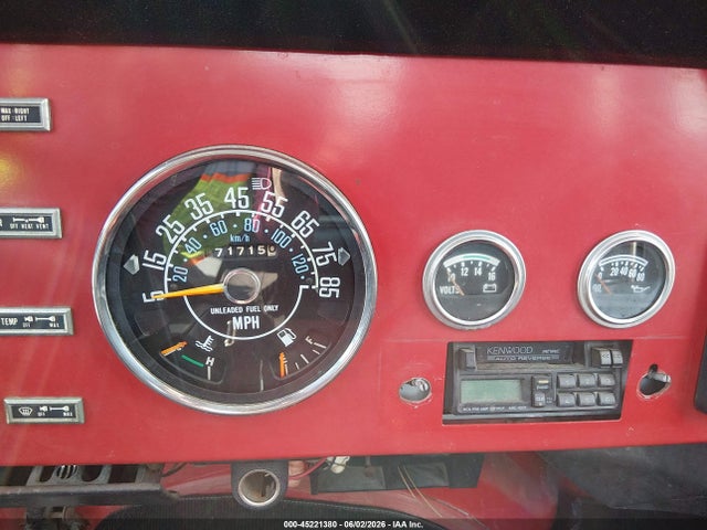 Aukcja sprzedaży 1986 Jeep Jeep Cj7, vin: 1JCCM87A8GT061389, numer aukcji: 45221380