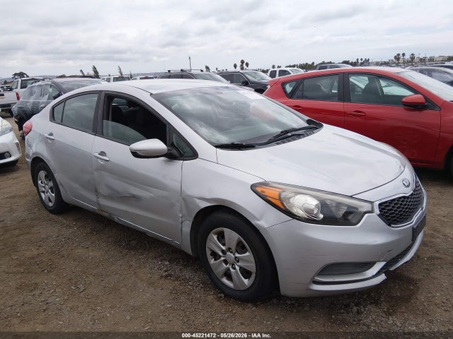 2016 Kia Forte Lx მანქანა იყიდება აუქციონზე, vin: KNAFK4A68G5573852, აუქციონის ნომერი: 45221472