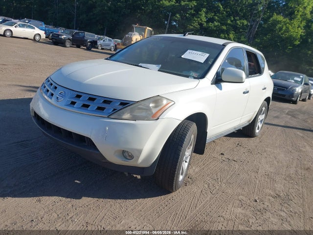 2004 Nissan Murano Sl მანქანა იყიდება აუქციონზე, vin: JN8AZ08W94W328723, აუქციონის ნომერი: 45221594