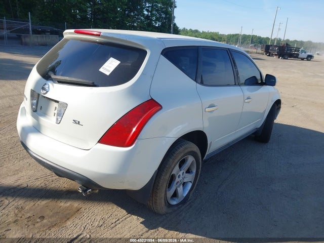 2004 Nissan Murano Sl მანქანა იყიდება აუქციონზე, vin: JN8AZ08W94W328723, აუქციონის ნომერი: 45221594