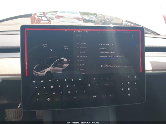 2023 Tesla Model 3 Rear-wheel Drive მანქანა იყიდება აუქციონზე, vin: 5YJ3E1EA2PF541908, აუქციონის ნომერი: 45221649