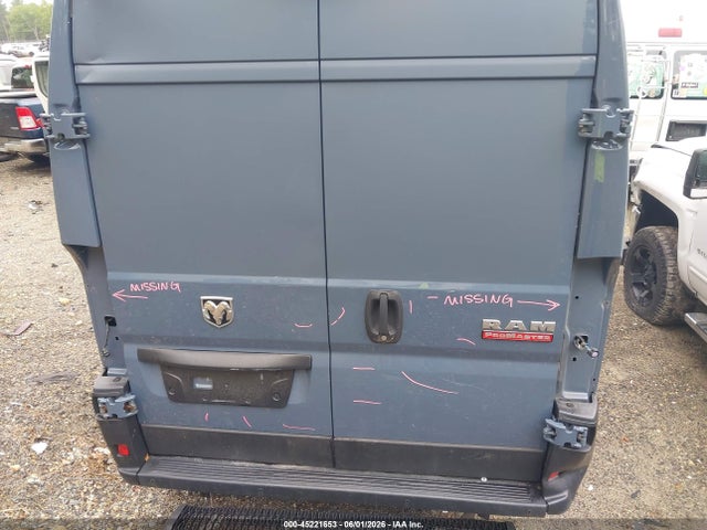 Aukcja sprzedaży 2019 Ram Promaster 3500 Cargo Van High Roof 159 Wb Ext, vin: 3C6URVJGXKE551800, numer aukcji: 45221653