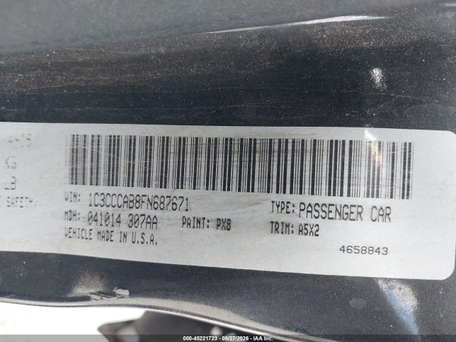 Aukcja sprzedaży 2015 Chrysler 200 Limited, vin: 1C3CCCAB8FN687671, numer aukcji: 45221723