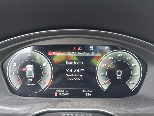 Aukcja sprzedaży 2021 Audi Q5 Prestige 45 Tfsi Quattro S Tronic, vin: WA1CAAFY0M2021710, numer aukcji: 45221792