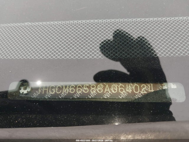 Продажа на аукционе авто 2006 Honda Accord 3.0 Ex, vin: 1HGCM66586A064024, номер лота: 45221800