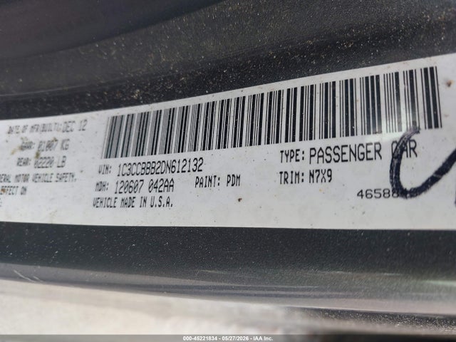Aukcja sprzedaży 2013 Chrysler 200 Touring, vin: 1C3CCBBB2DN612132, numer aukcji: 45221834