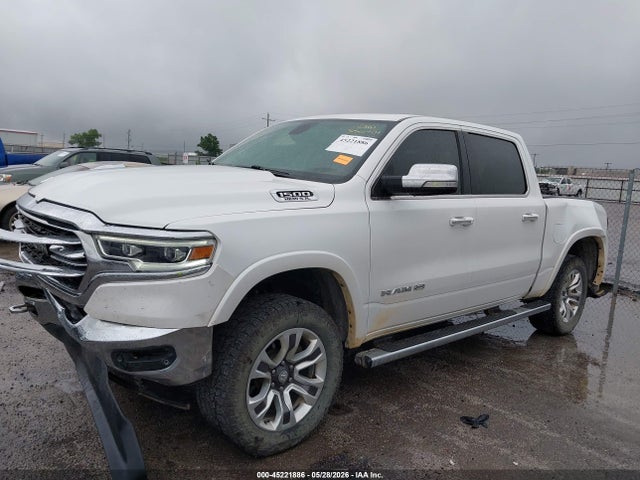45221886 :رقم المزاد ، 1C6SRFKT3KN608116 vin ، 2019 Ram 1500 Longhorn  4x4 5'7 Box مزاد بيع