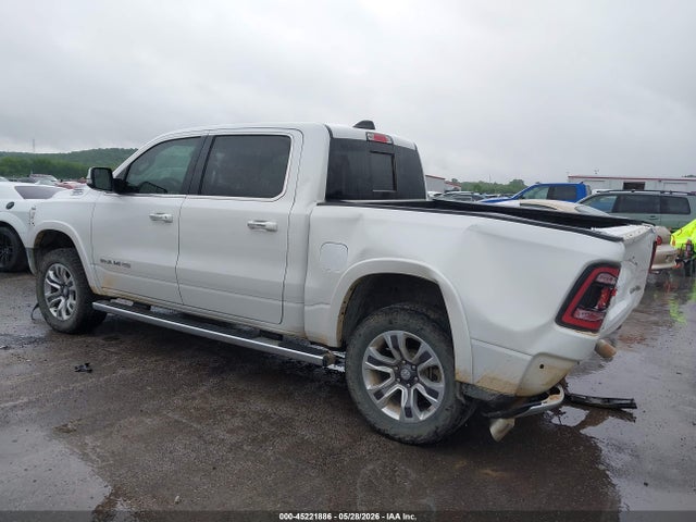 45221886 :رقم المزاد ، 1C6SRFKT3KN608116 vin ، 2019 Ram 1500 Longhorn  4x4 5'7 Box مزاد بيع