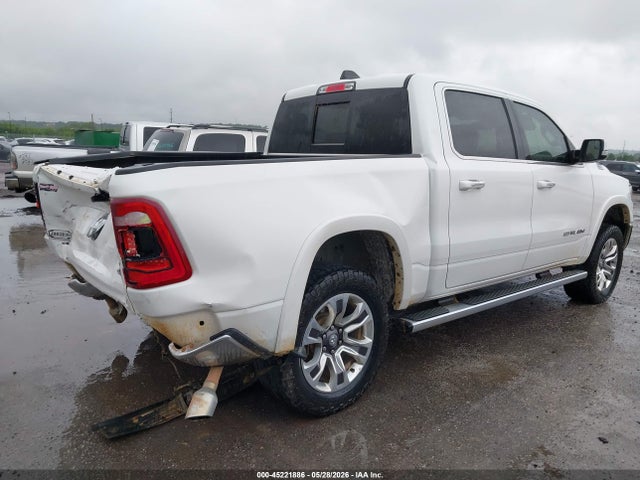 45221886 :رقم المزاد ، 1C6SRFKT3KN608116 vin ، 2019 Ram 1500 Longhorn  4x4 5'7 Box مزاد بيع