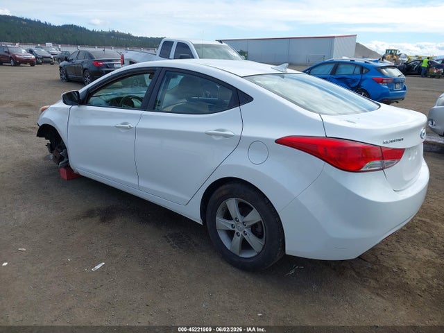 Aukcja sprzedaży 2013 Hyundai Elantra Gls, vin: 5NPDH4AE3DH335001, numer aukcji: 45221909