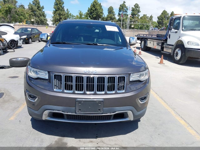 2015 Jeep Grand Cherokee Limited მანქანა იყიდება აუქციონზე, vin: 1C4RJFBG4FC855647, აუქციონის ნომერი: 45221945