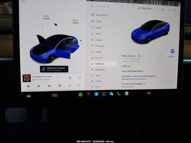 Tesla Model 3 Long Range 2021 5YJ3E1EB7MF055941 Image 14