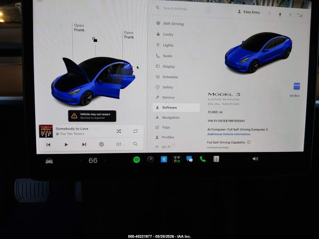 Tesla Model 3 Long Range 2021 5YJ3E1EB7MF055941 Image 7
