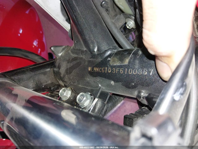 Aukcja sprzedaży 2015 Honda Cbr300 R, vin: MLHNC5103F5100367, numer aukcji: 45221982