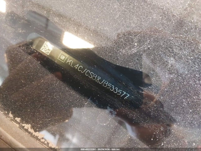 2018 Buick Encore Essence მანქანა იყიდება აუქციონზე, vin: KL4CJCSB8JB533577, აუქციონის ნომერი: 45222291
