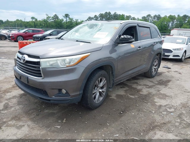 Toyota Highlander Xle V6 2015 5TDJKRFH5FS095189 Image 2